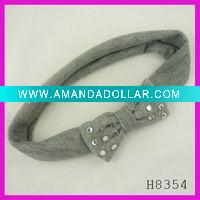 Wholesale Fashion flannelette bow elastic band