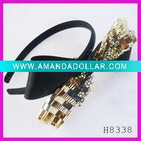 Wholesale Fashion fabric sequin bow headband