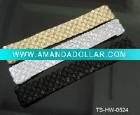 HOT SELLING WOMAN'S ELASTIC HEADBANDS W/SEQUINS