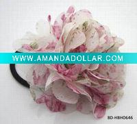 Fashion elastic head flower with Chiffon fabric