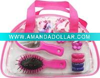 Wholesale hair accessory set in PVC bag hair accessory blister card hair accessory