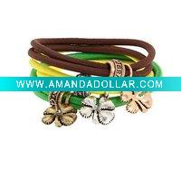 Wholesale H708 CLOVER elastics hairband with multi charms