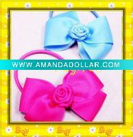 2011 hot sell bow ponytail holder