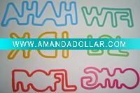 elastic silicone hair bands