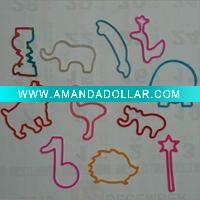 hot color rubber band
