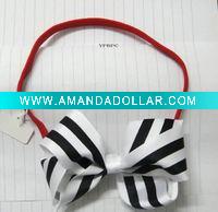 Wholesale ribons and bowsfashion elastic hair bands HBB-1639