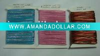 metalli and polyester elastic cord