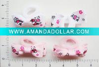ponytail holder with ribbon bow