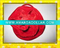 Wholesale 2011 velvet Rose elastic ponytail holder