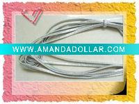 Wholesale thick metallic elastic hair band hair elastics