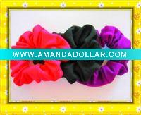 Wholesale 2011 cotton elastic ponytail holder,all markets hot sell!!!