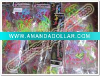 Wholesale Bands Shape Rubber Band transparent colors glowing!