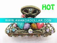 Wholesale vintage rhinestone hair claw