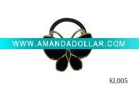 Wholesale fashion Butterfly decorated black fashion Butterfly decorated black elastic hair band, hair accessories