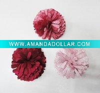 Wholesale fashion satin cloth flower