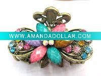 rhinestone hair claw