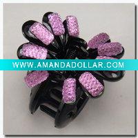 Wholesale 2011 hot lady's clear plastic hair extension clip