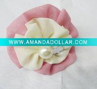 Wholesale cloth flower elastic hair holder