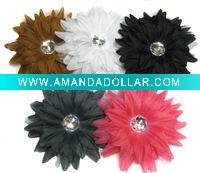 Wholesale 5" Zebra/Leopard Tropical lily flower /Hair flower/Hair accessory JYF00039