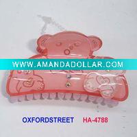 plastic hair claw jewelry