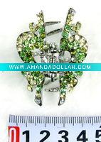 Wholesale fashion alloy hair claw with crystal