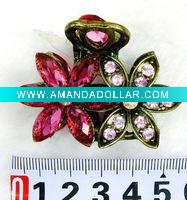 Wholesale fashion alloy hair claw with crystal
