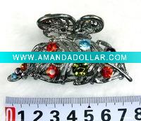 Wholesale fashion rhinestine hair claw