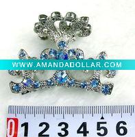 rhinestone hair claw