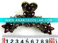 Wholesale fashion rhinestine hair claw