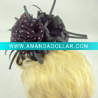 Wholesale chiffon flower hair claws