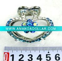 rhinestone hair claw
