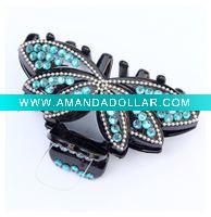 Wholesale 2011 Fashion Acrylic Hair Claw/Flower Hair Claws <H007>