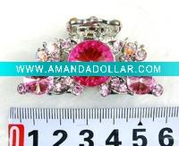 Wholesale fashion alloy hair claw with crystal