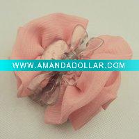 chiffon flower hair claws