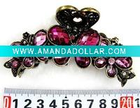 Wholesale fashion rhinestine hair claw