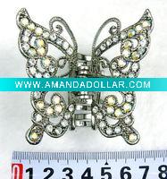 Wholesale fashion rhinestine hair claw