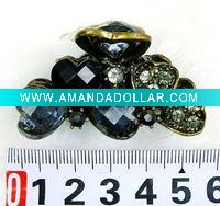 Wholesale fashion alloy hair claw with crystal
