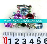 Wholesale fashion alloy hair claw with crystal