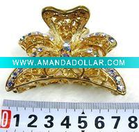 rhinestone hair claw