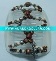 Wholesale Fashion Acrylic beads magic hair comb