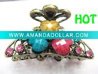 rhinestone hair claw