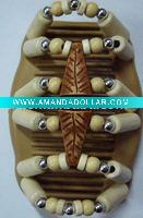 Wholesale Fashion Acrylic beads magic hair comb,Fashion hair comb