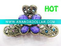 rhinestone hair claw