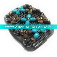 Wholesale Hair clip Hair accessory wood hair comb