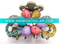 rhinestone hair claw