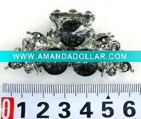 Wholesale fashion alloy hair claw with crystal
