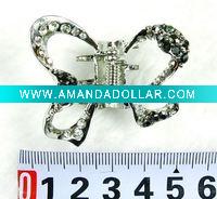 Wholesale fashion alloy hair claw with crystal
