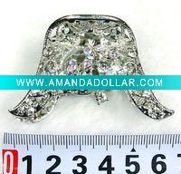 Wholesale fashion alloy hair claw with crystal