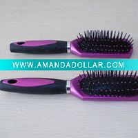 Wholesale crown cushion plastic hair comb