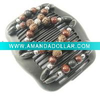 Stone hair clip